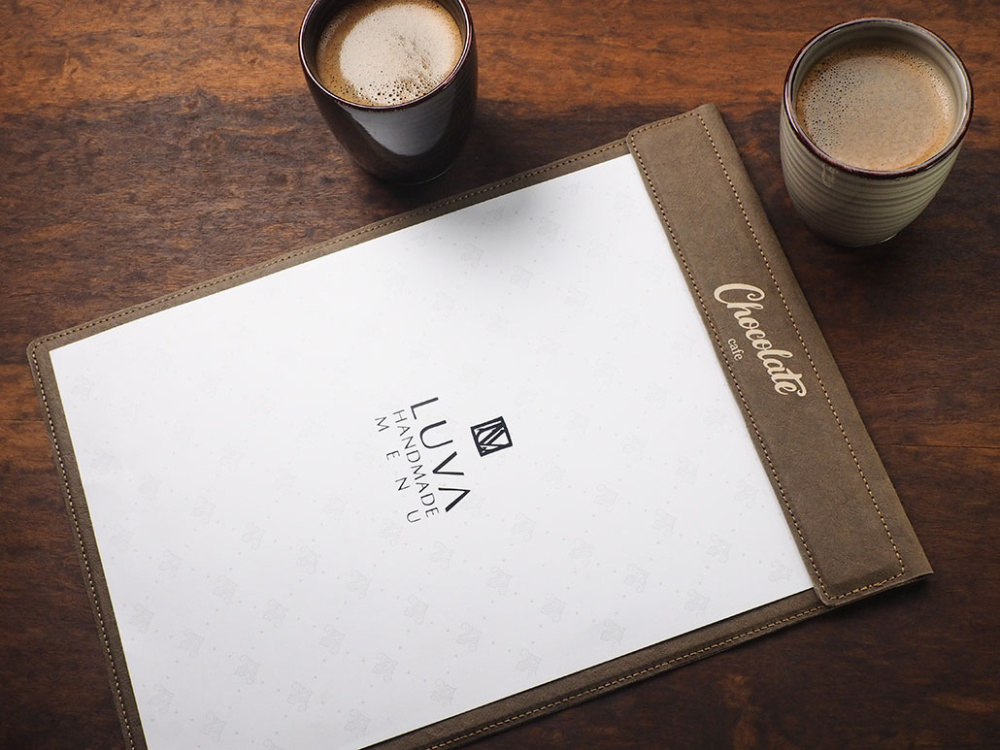 Logo trade corporate gift photo of: Menu cover 1241106